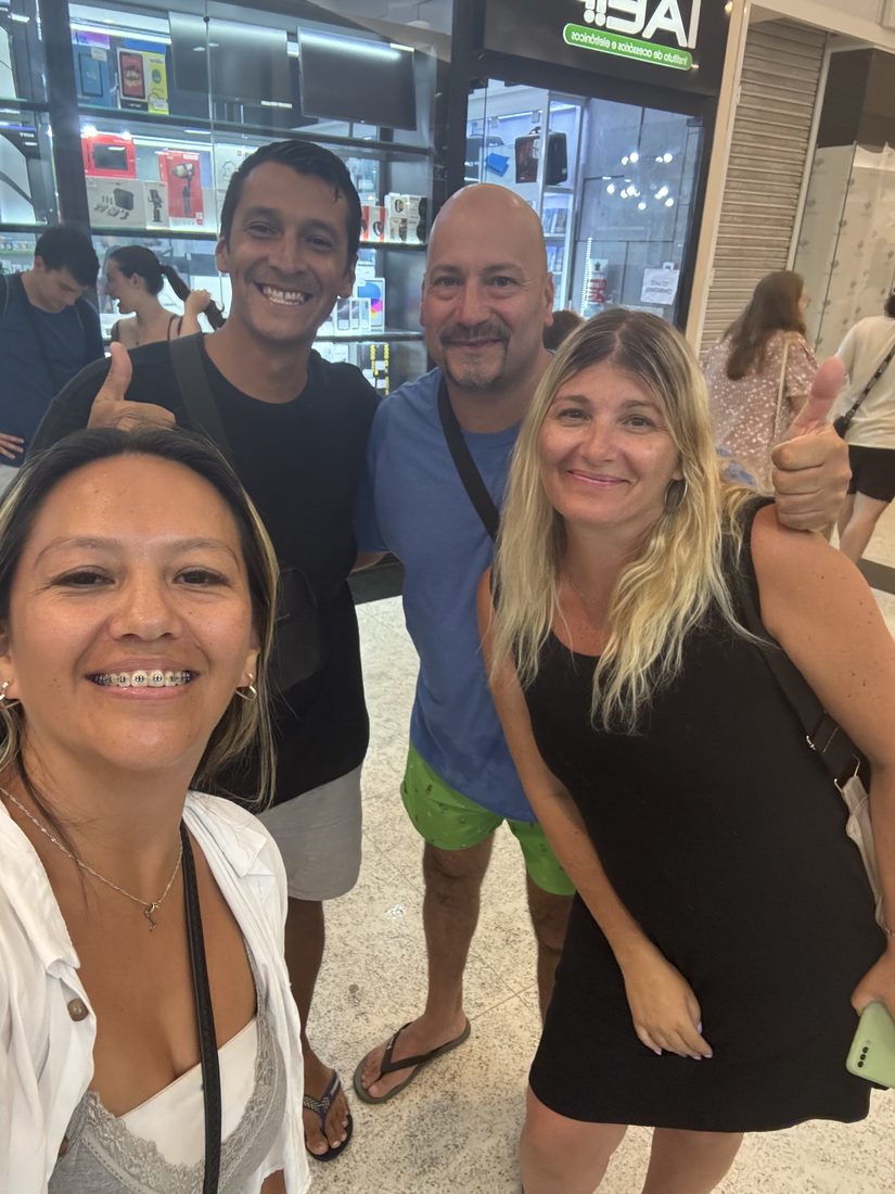 Viajeros de Luazul en Brasil