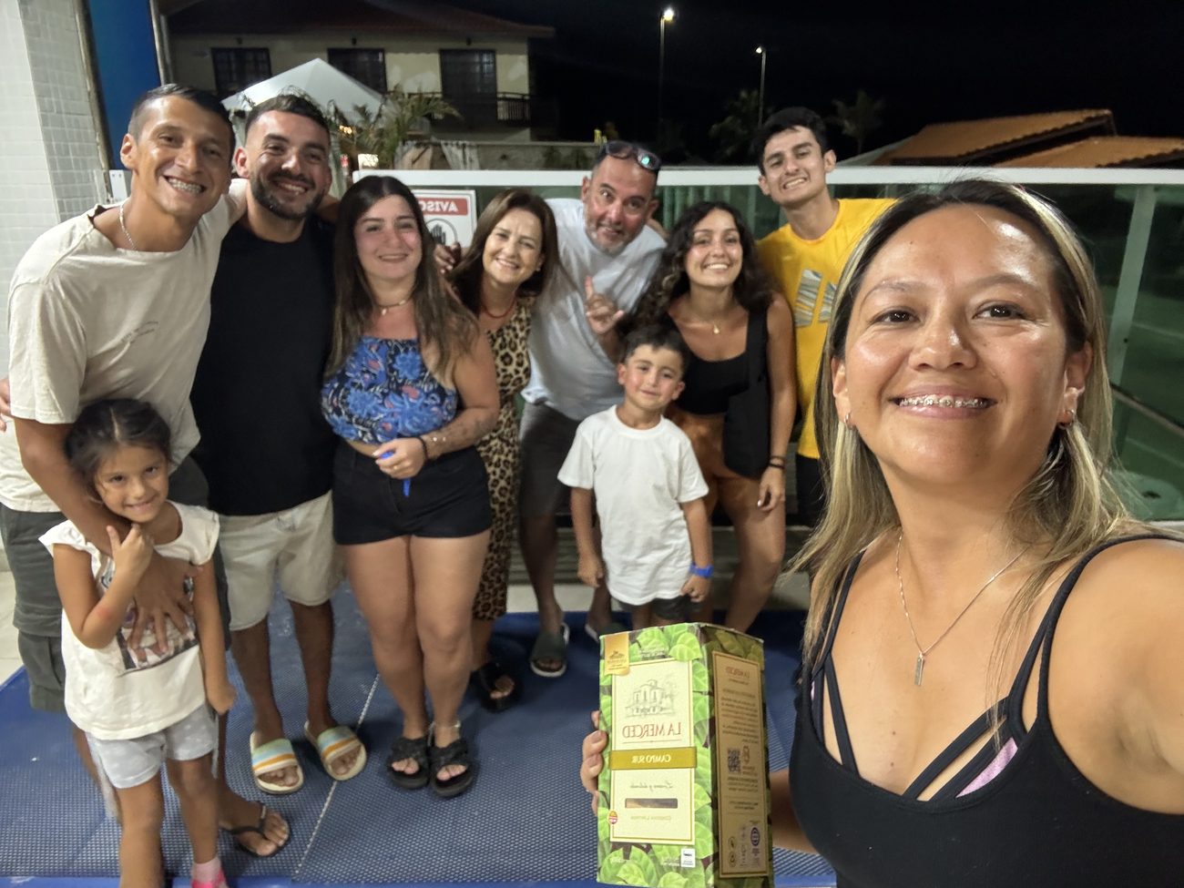 Foto grupal con viajeros de Luazul